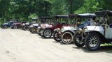 A line up of the cars on Tour